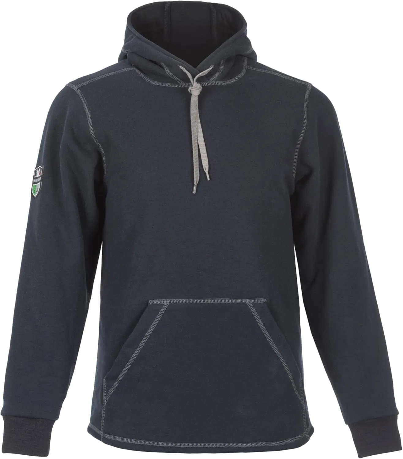 Men's FR Pullover Hoodie Cold Weather Resistant 12.3oz Inherently Flame Resistant Sweatshirt CAT3 NFPA70E NFPA2112