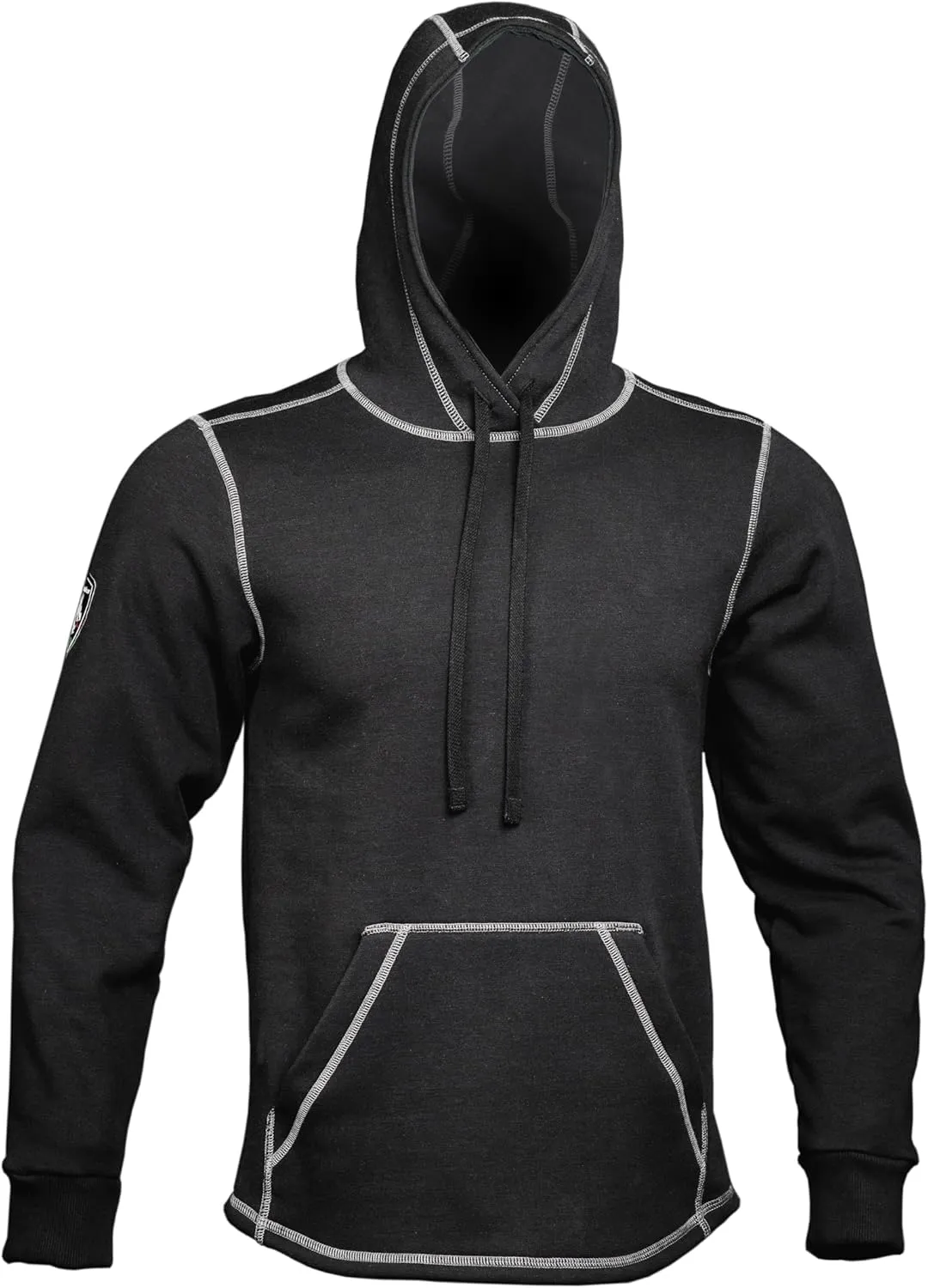Men's FR Pullover Hoodie Cold Weather Resistant 12.3oz Inherently Flame Resistant Sweatshirt CAT3 NFPA70E NFPA2112