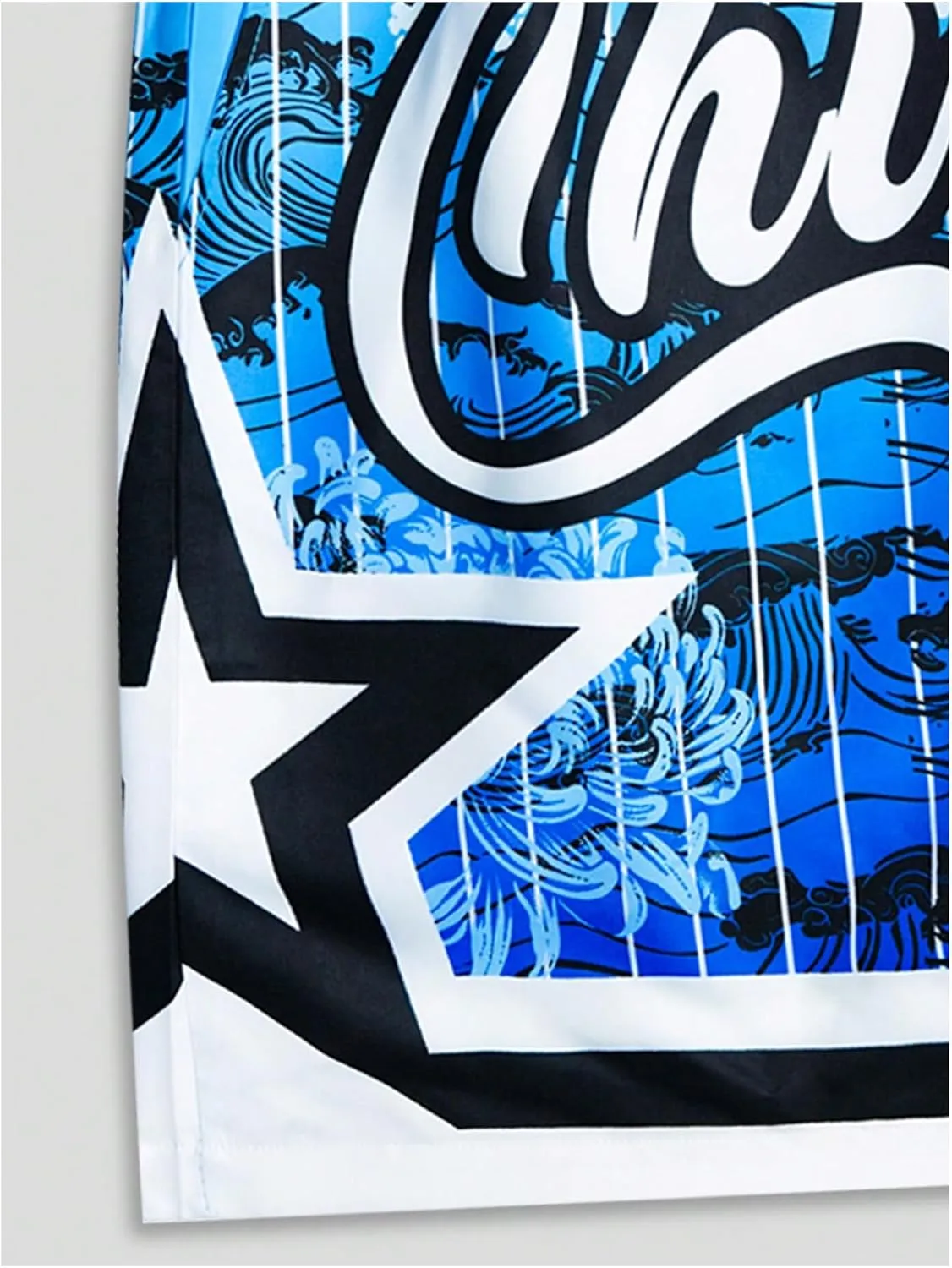 Men's Graphic Shorts Drawstring Waist Athletic Workout Shorts Casual Track Shorts Streetwear