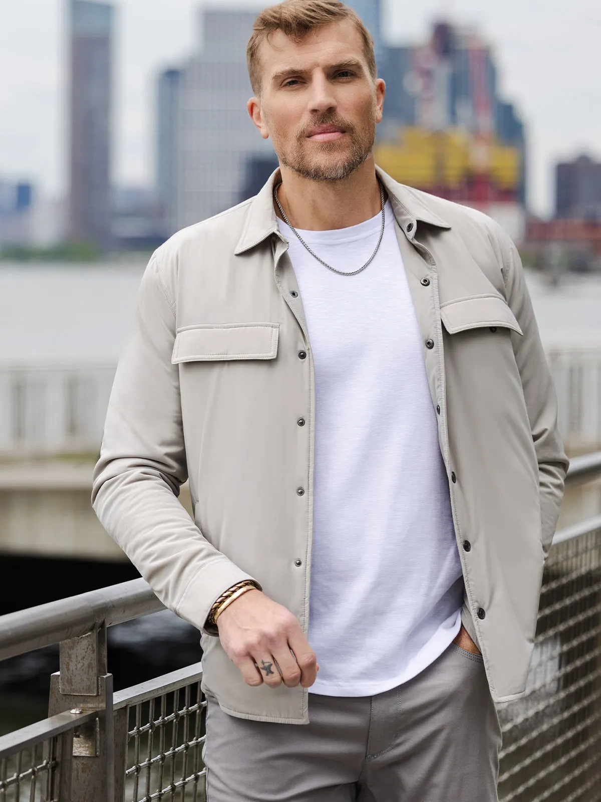 Padded Shirt Jacket