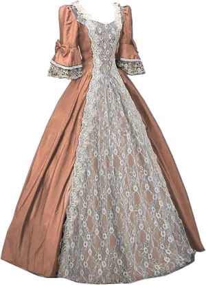 Plus Size Renaissance Dress Women Short Sleeve Medieval Dress Elegant Victorian Dress Floral 18th Century Queen Dress