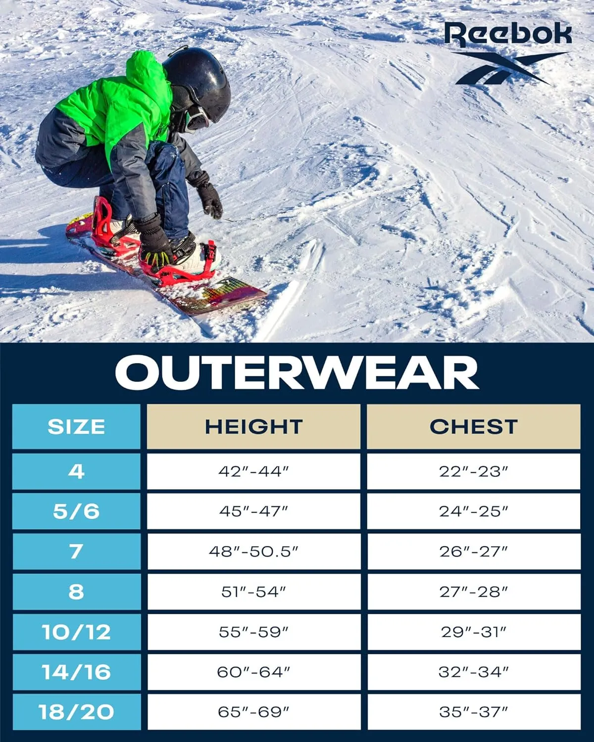 Reebok Boys' Jacket - Warm Polar Fleece Insulated Jacket - Weather Resistant Zip Up Hooded Jackets for Boys (Sizes: 4-20)