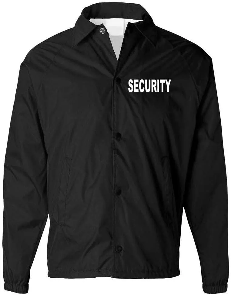 Service and First Responders Coach Jacket Collection One Event Staff Windbreaker Police Security Constable