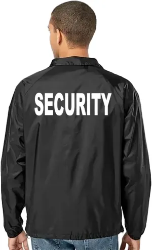 Service and First Responders Coach Jacket Collection One Event Staff Windbreaker Police Security Constable