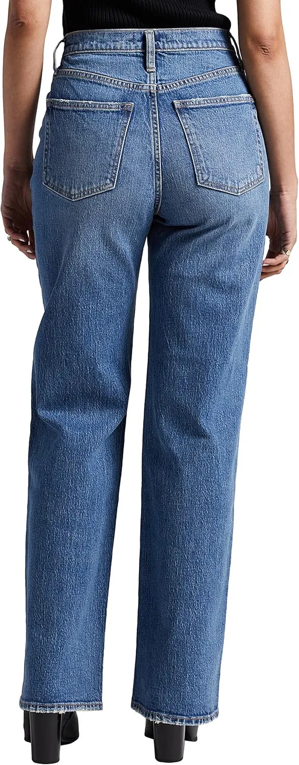 Silver Jeans Co. Women's Highly Desirable High Rise Trouser Leg Jeans