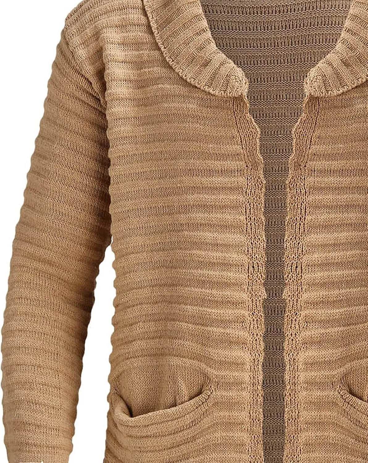 Sweaters for Men Men's Shawl Collar Long Cardigan Heavyweight Knitted Open Front Cardigans Sweaters