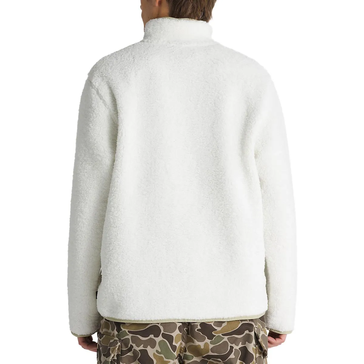 Vans Boxed Sherpa Quarter Zip Sweatshirt - Marshmallow