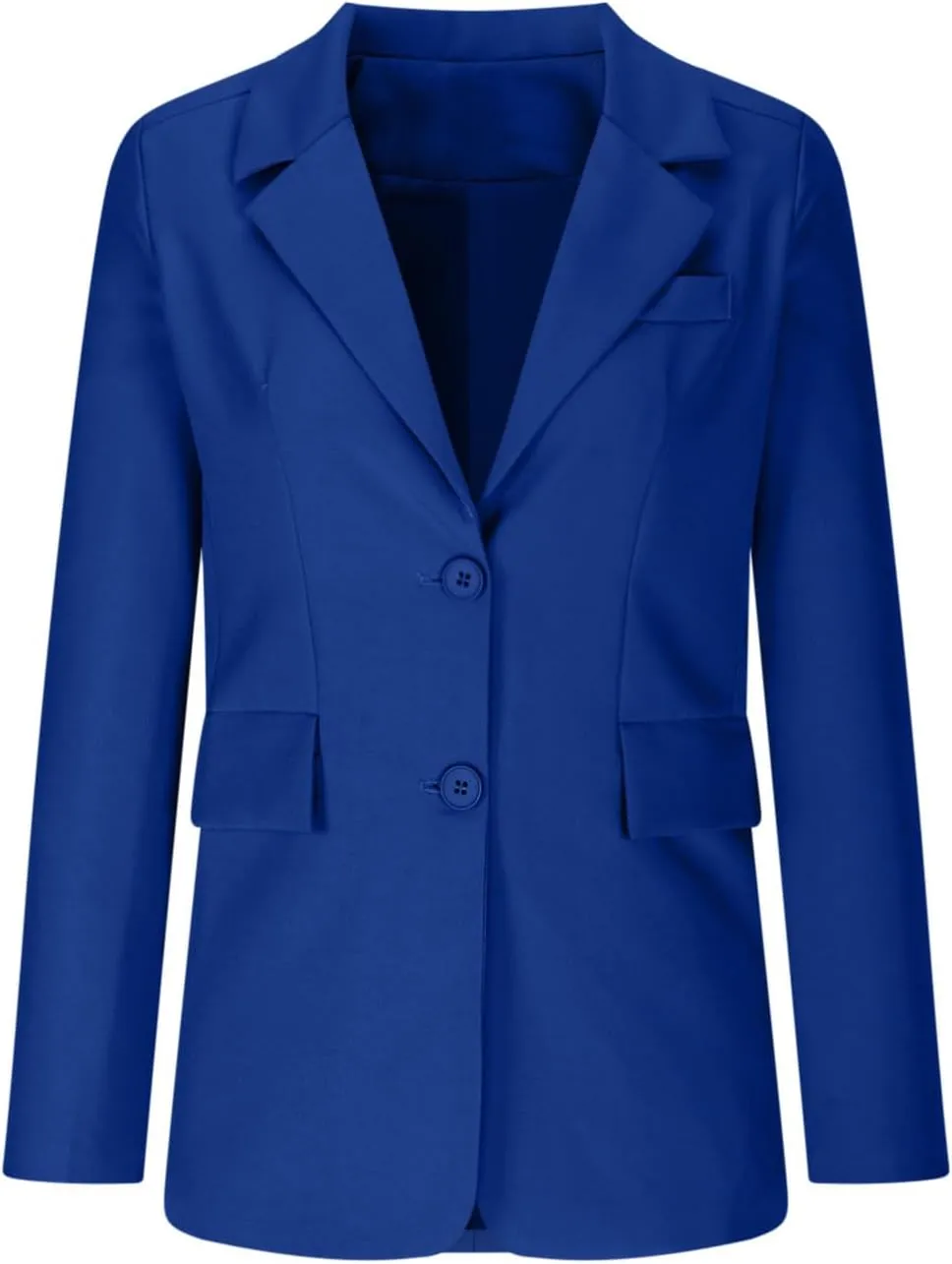Women Business Casual Blazer with Lined,Professional Work Suit Jacket with PocketsLong Sleeve Button Open Front