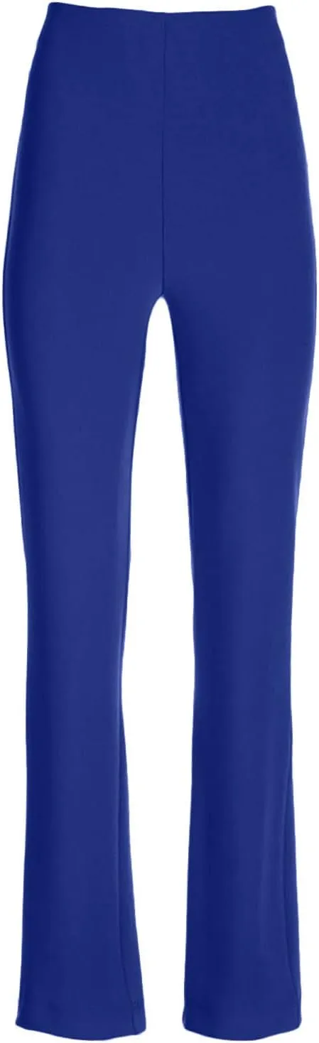 Womens Business Professional Pants Straight Leg Yoga Work Stretchy Pant Office Casual Elegant High Waist Trousers