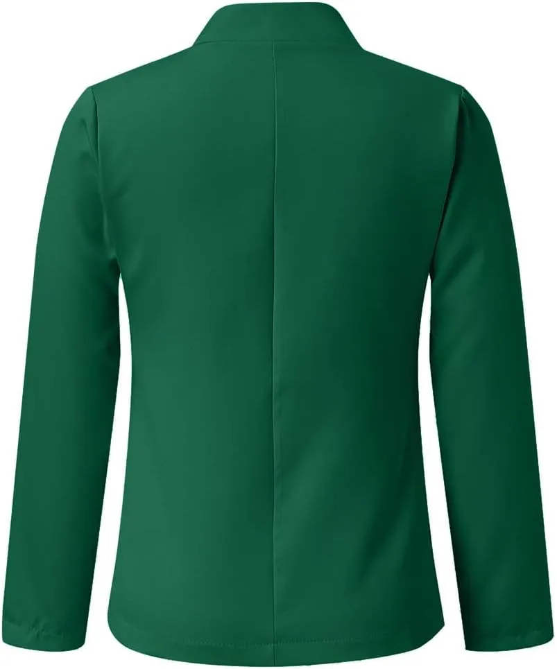 Womens Casual Blazers Pocketed Office Blazers Draped Open Front Cardigans Jacket Work Suit Lightweight Jackets