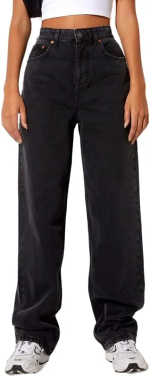Women's Loose Jeans High Waisted Wide Leg Baggy Straight Jeans Denim Pants
