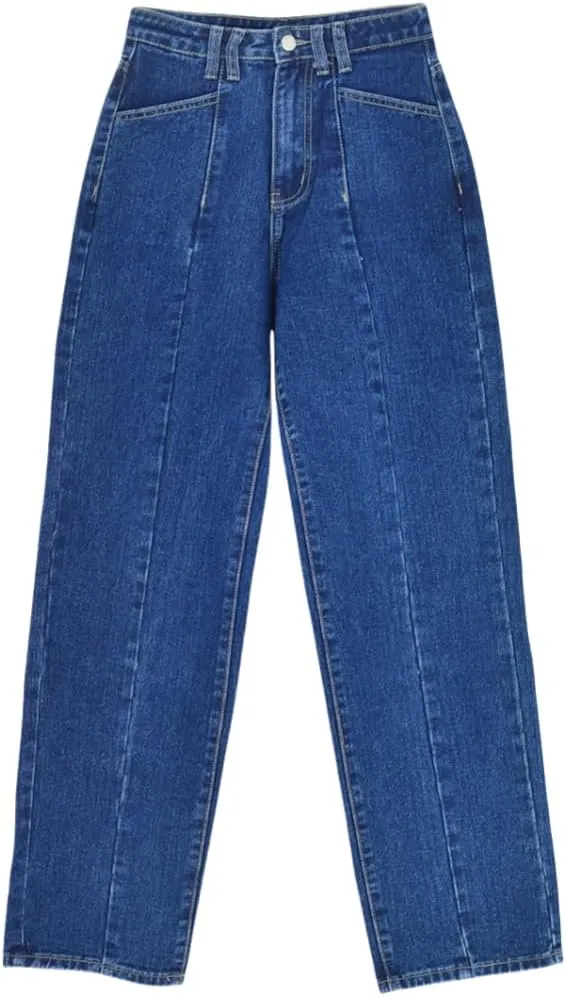 Women's Loose Jeans High Waisted Wide Leg Baggy Straight Jeans Denim Pants