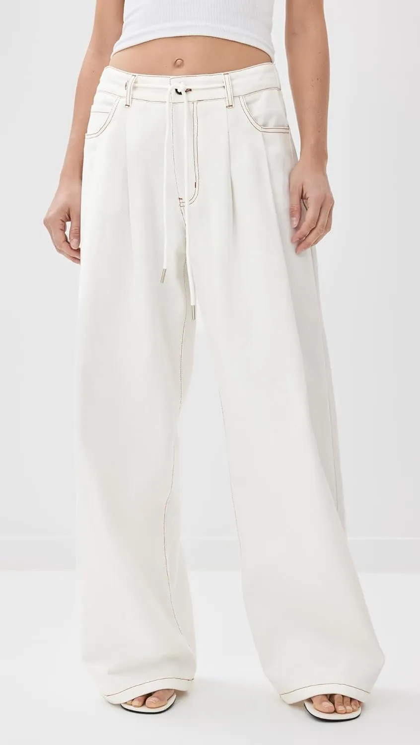 Women's Slouched Tie Up Jeans