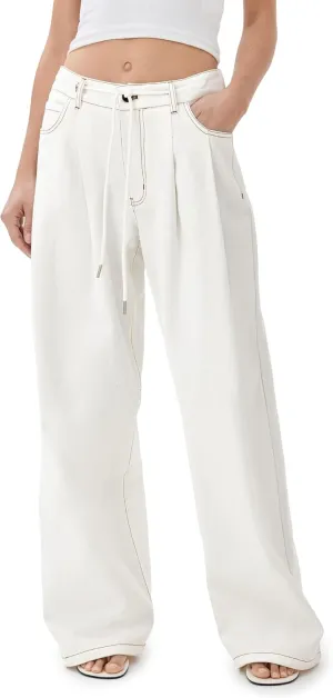 Women's Slouched Tie Up Jeans