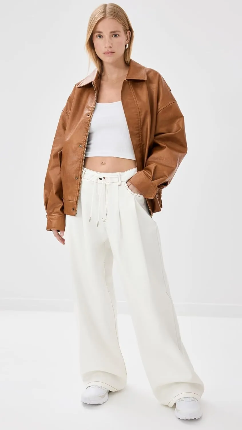 Women's Slouched Tie Up Jeans