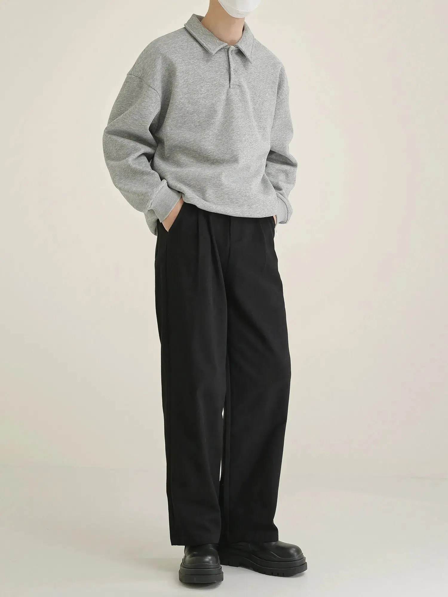 Zhou Minimal Detail Bootcut Pants