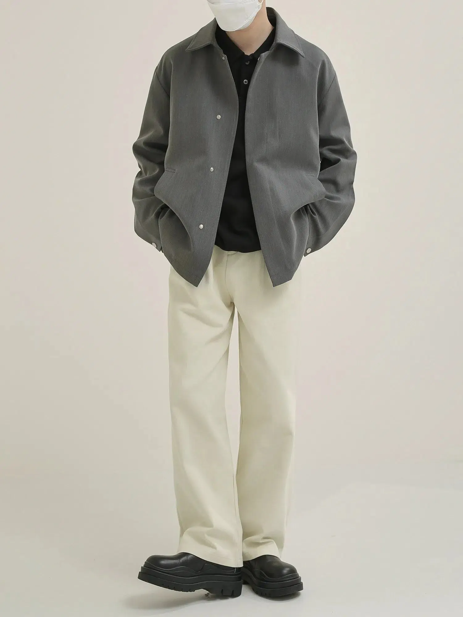 Zhou Minimal Detail Bootcut Pants
